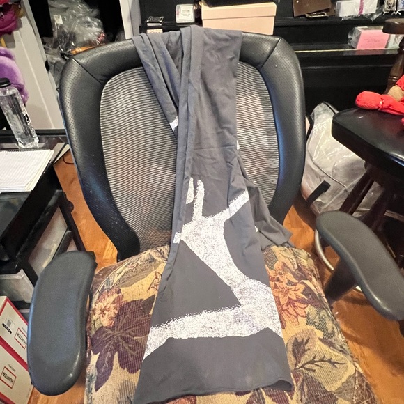 Graphic cotton scarf - Picture 3 of 3